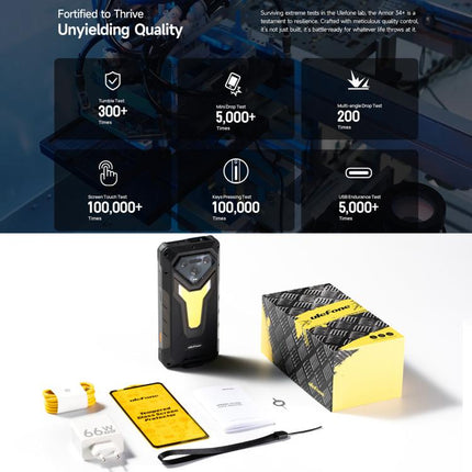 Ulefone Armor 34+ Smartphone 12GB+512GB 5G 6.95 Pulgadas Visión nocturna