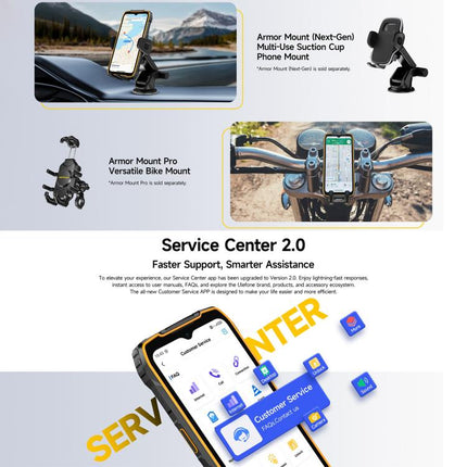 Ulefone RugKing 4 Pro Smartphone 8GB+256GB 6.56 Unisoc T7250 Resistencia