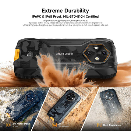 Ulefone RugKing 4 Pro 8GB 256GB IP68 10200mAh Pantalla 6.56