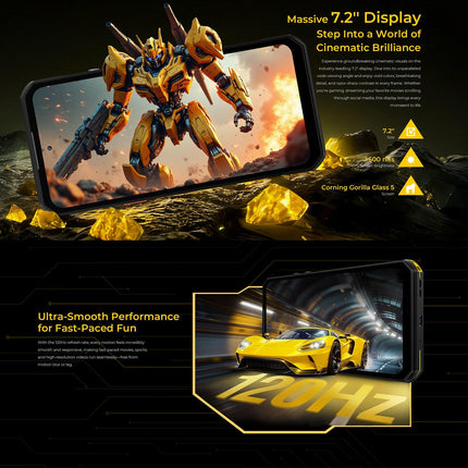 Oukitel WP60 Teléfono Rugerizado 8GB 256GB Pantalla 7.2" 108MP