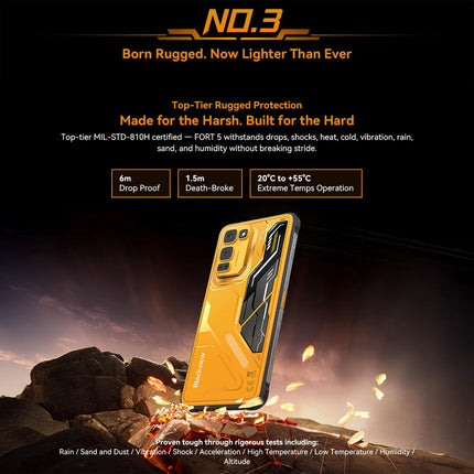 Blackview FORT 5 12GB 256GB Pantalla 6.78 pulgadas Android 16