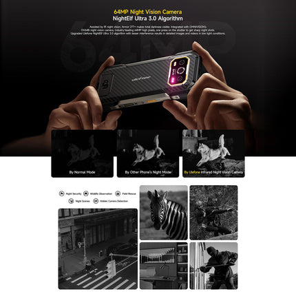 Ulefone Armor 27T+ Teléfono Rugerizado 12GB 256GB 10600mAh 6.78