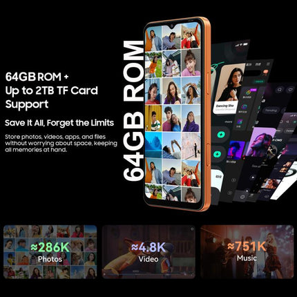 Blackview WAVE 7C Smartphone 4GB+64GB 6,56 Pulgadas Pantalla