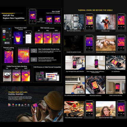 Ulefone Armor 27T Pro+ Smartphone 12GB+256GB 5G Imágenes Térmicas