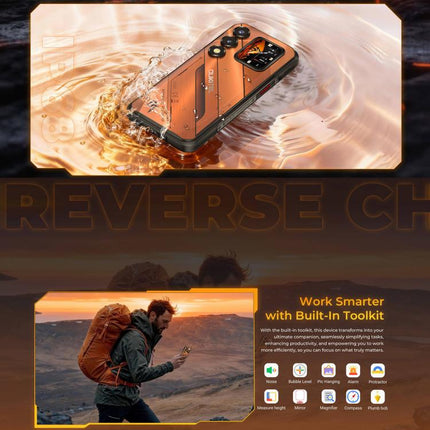 Oukitel WP66 Smartphone 12GB+512GB 5G Rendimiento Multinúcleo Optimizado