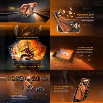 Oukitel WP66 Smartphone 12GB+512GB 5G Rendimiento Multinúcleo Optimizado