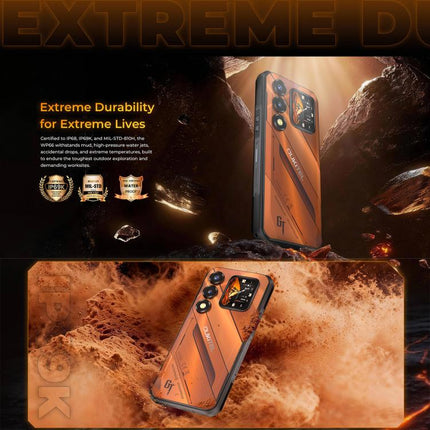 Oukitel WP66 Smartphone 12GB+512GB 5G Rendimiento Multinúcleo Optimizado
