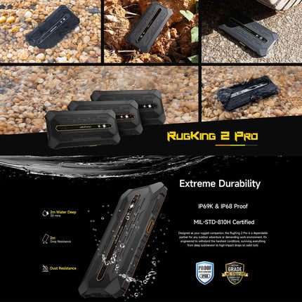 Ulefone RugKing 2 Pro teléfono resistente 4GB 64GB 5.45 pulgadas