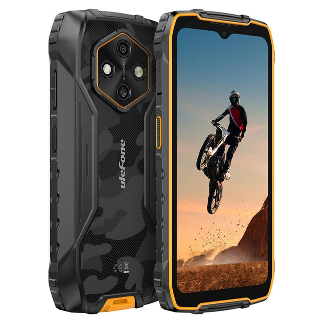 Ulefone RugKing 4 Pro Teléfono Resistente 8GB RAM 128GB Almacenamiento 6.56 Pulgadas Android 16