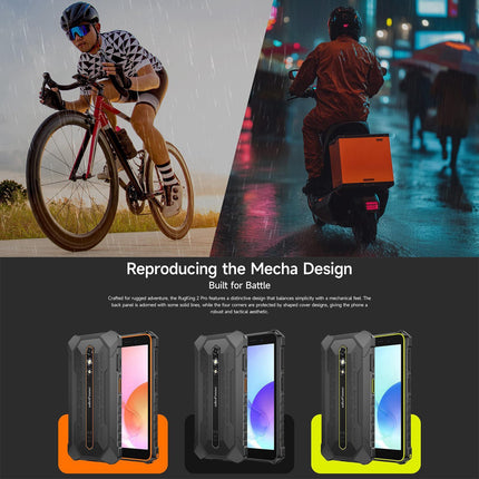 Ulefone RugKing 2 Pro Teléfono Resistente 6GB RAM 128GB Almacenamiento 4550mAh Batería Verde