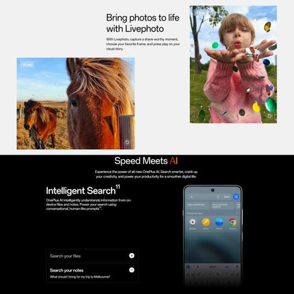 OnePlus 13R 5G Smartphone 12GB+256GB Huellas En Pantalla