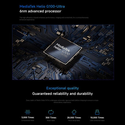 Xiaomi Redmi Note 14 Pro 4G Global Teléfono 12GB+256GB NFC