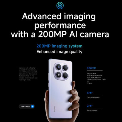 Xiaomi Redmi Note 14 Pro 4G Global Celular 12GB+512GB Huella