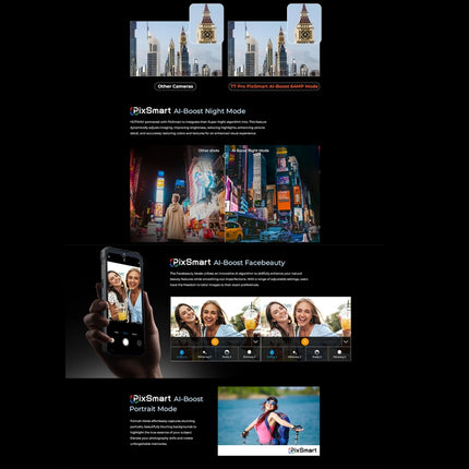 HOTWAV T7 Teléfono Resistente 6GB+256GB 6280mAh Versátil