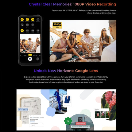 HOTWAV T7 Teléfono Resistente 6GB+256GB 6280mAh Versátil