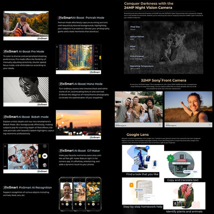 Hotwav Hyper 7 Pro Teléfono Resistente 16GB+256GB 10800mAh 5G