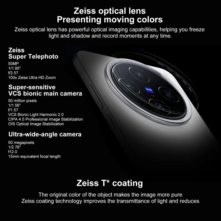 Vivo X200, 16GB+512GB, 5G, Cámara Triple 50MP, Android 15