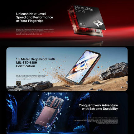 Oukitel WP300 Rugged Phone 12GB+512GB 6.8 Inch 5G Watch