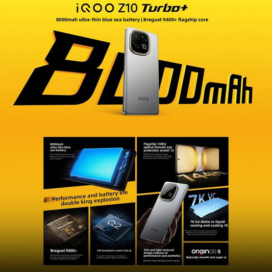 Vivo iQOO Z10 Turbo Plus 16GB 512GB 5G D9400 8000mAh