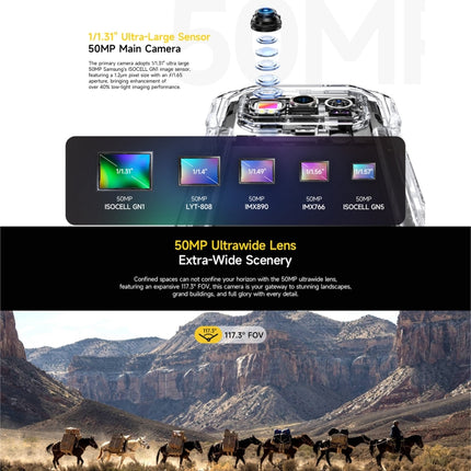 Ulefone Armor 27 Pro Teléfono 12GB+256GB Visión Nocturna by Ulefone