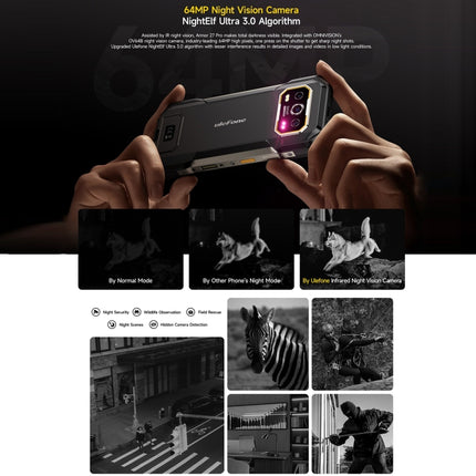 Ulefone Armor 27 Pro Teléfono 12GB+256GB Visión Nocturna by Ulefone