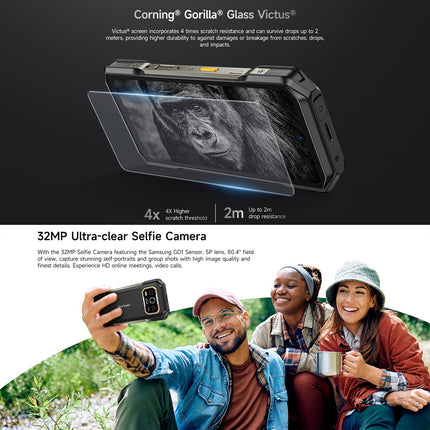 Ulefone Armor 27T Pro Teléfono Resistente 12GB 256GB 10600mAh 6.78" Android 15 5G NFC