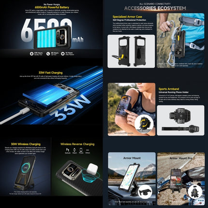 Ulefone Armor 25T Smartphone 6GB+256GB Imagen Térmica Android 14 4G by Ulefone