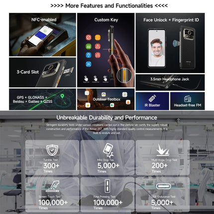 Ulefone Armor 25T Smartphone 6GB+256GB Imagen Térmica Android 14 4G by Ulefone