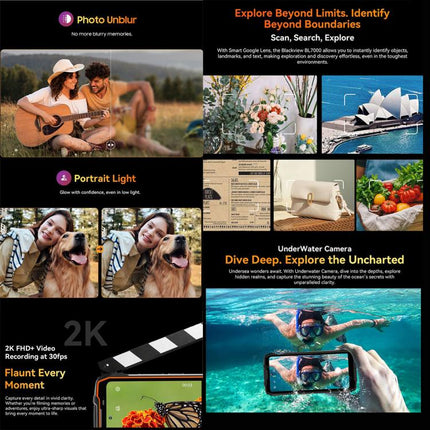 Blackview BL7000 Teléfono Robusto 8GB+256GB 5G 6,78pulgadas