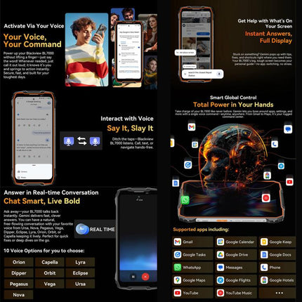 Blackview BL7000 Teléfono Robusto 8GB+256GB 5G 6,78pulgadas