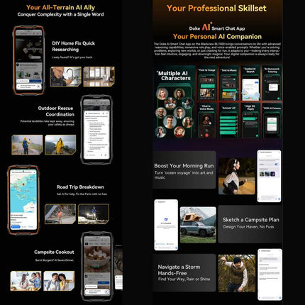 Blackview BL7000 Teléfono Robusto 8GB+256GB 5G 6,78pulgadas