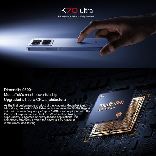 Xiaomi Redmi K70 Ultra 5G, 16GB+512GB, Dimensity 9300+