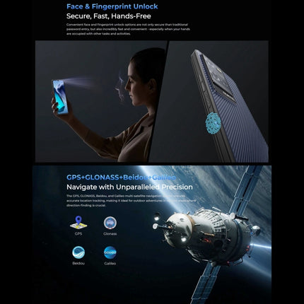 Oukitel WP50 Teléfono Rugged 4GB+256GB 5G 6,6 Pulgadas