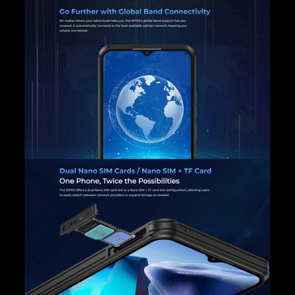 Oukitel WP50 Teléfono Rugged 4GB+256GB 5G 6,6 Pulgadas