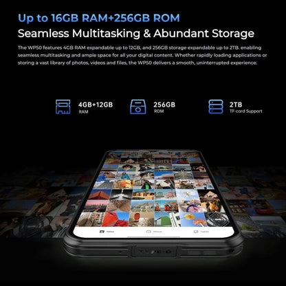 Oukitel WP50 Teléfono Rugged 4GB+256GB 5G 6,6 Pulgadas by OUKITEL