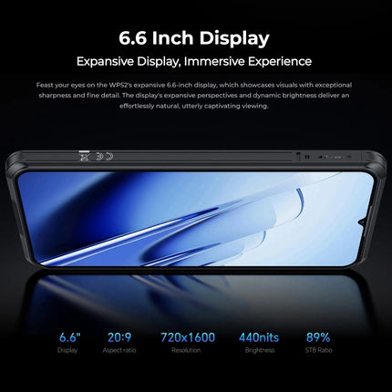 Oukitel WP52 5G Teléfono Rugoso 4GB+256GB 6,6 Pulgadas