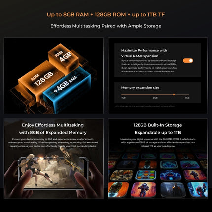 Oukitel WP28 S Teléfono Robusto 4GB+128GB Batería 10600mAh