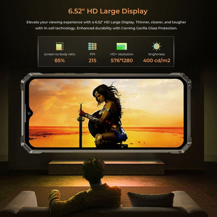 Oukitel WP28 S Teléfono Robusto 4GB+128GB Batería 10600mAh