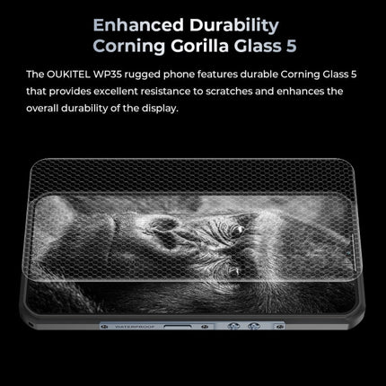 Oukitel WP35 Rugged 8GB+256GB 5G Teléfono Resistente