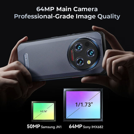 Oukitel WP35 Rugged 8GB+256GB 5G Teléfono Resistente