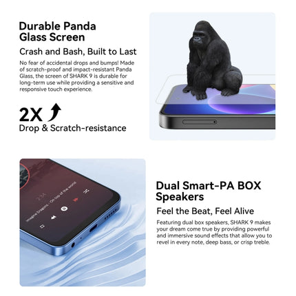 Blackview SHARK 9 Smartphone 8GB+256GB 6,67 Pulgadas Android 14 5G