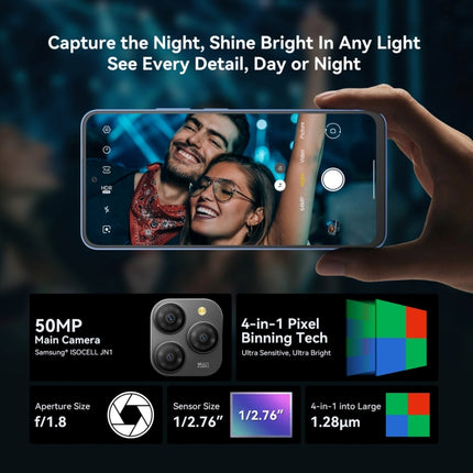 Blackview SHARK 9 Smartphone 8GB+256GB 6,67 Pulgadas Android 14 5G