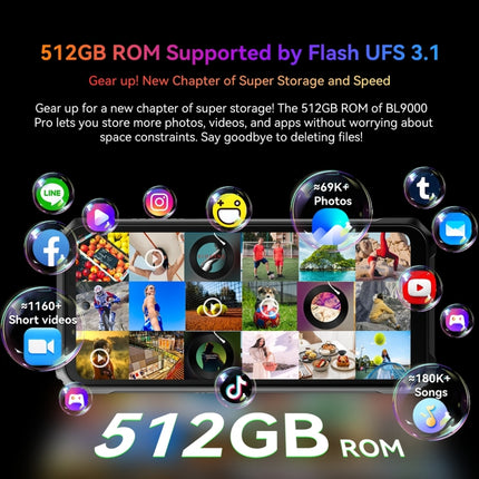 Blackview BL9000 Pro 5G Smartphone 12GB+512GB Termográfica