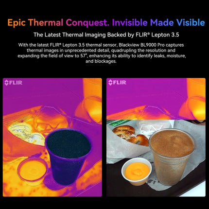 Blackview BL9000 Pro 5G Smartphone 12GB+512GB Termográfica