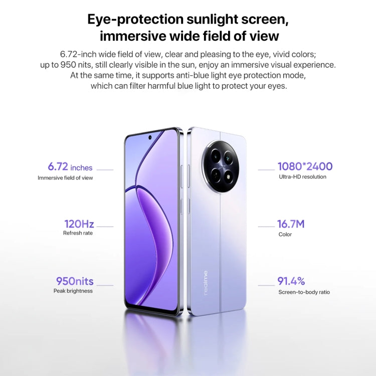 Realme 12, 12GB+512GB, Snapdragon 6 Gen 1, 5G, 6.7 Pulgadas