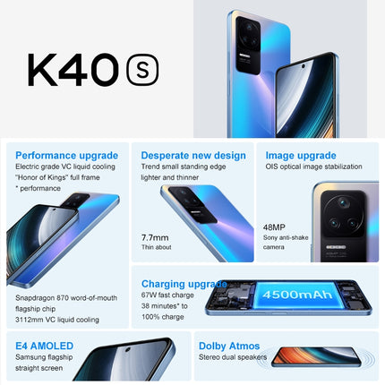 Xiaomi Redmi K40S 5G 48MP 12GB 256GB Pantalla 6.67 pulgadas