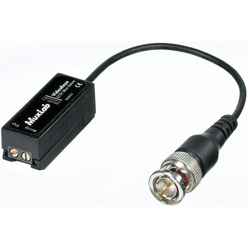 MuxLab 500023 Balun Mini CCTV 2 Pack Transmite Video 2200 pies via Cat 5