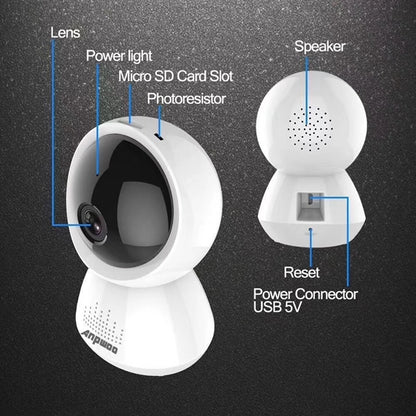 Anpwoo AP005 Cámara IP 1080P WiFi Detección de Movimiento