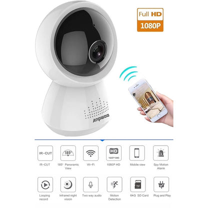 Anpwoo AP005 Cámara IP 1080P WiFi Detección de Movimiento
