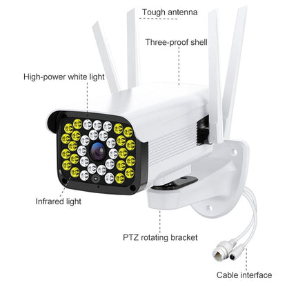 Difang DF-36Q Cámara IP De Vigilancia Exterior Con WiFi Detección Humanoide